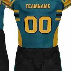 ชุดยูนิฟอร์มอเมริกันฟุตบอลแบบซับลิเมชั่นสั่งทำพิเศษ ระบายอากาศได้ดี สำหรับผู้ใหญ่ทุกเพศทุกวัย ไซส์พลัส ดีไซน์โดดเด่น ชุดกีฬาอเมริกันฟุตบอล - Product Image 3