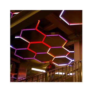 ไฟ LED รูปหกเหลี่ยม RGB สำหรับโรงรถ ยิม โชว์รูม คาราโอเกะ บาร์ ลดราคาพิเศษ - Product Image 1