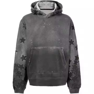 Thick Heavy Blank Winter Hoodie <b>Men</b> Sweatshirt 100% Cotton Blended Custom Logo Fleece Breathable Anti-Bacterial 430g Heavyweight - Product Image 1