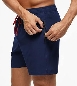 Maillots de bain pour hommes et femmes, séchage rapide, respirants, avec doublure en mesh, imprimé floral personnalisé, uni, décontracté, boutonné, 100% coton - Product Image 2