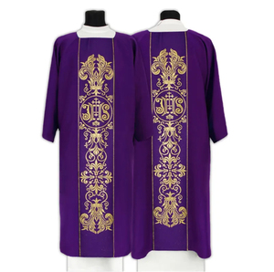 Al por mayor, nueva chasuble gótica de alta calidad a precio de fábrica, 5 colores, estola de sacerdote, vestimenta de misa bordada con el Cordero de Dios para iglesia. - Product Image 5