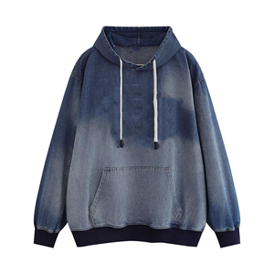 Veste à capuche en polaire pour homme, coupe classique, boutonnée sur le devant, décontractée, en coton lavé à carreaux, respirante, doublée, style hiver - Product Image 5