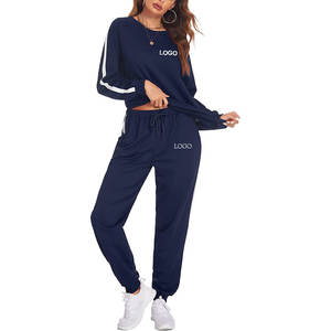 Conjunto de Sudadera de 2 Piezas con Logotipo Personalizado, Impresión 3D de Alta Calidad, Tejido de Punto, Bordado, Relieve, Impresión Puff, Traje Deportivo de 2 Piezas para Mujer - Product Image 3