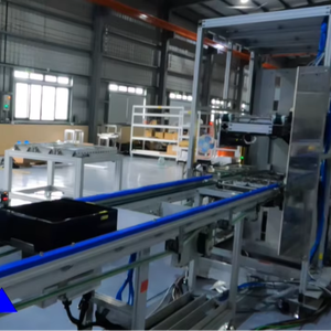 Convoyeur à rouleaux en acier inoxydable haute résistance, vitesse réglable, finition anodisée, garantie 1 an, test d'assemblage du flux de matériaux - Product Image 1