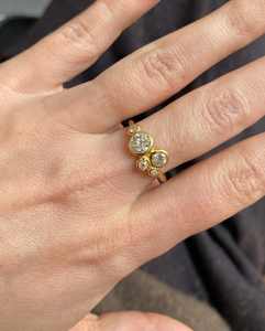 Joyería Fina, Elegante y Única, Plata de Ley 925, Moissanita, Anillo de Compromiso y Boda de Lujo, Diseño de Estrella Oceánica Grande - Product Image 3