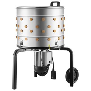 Spiumatrice Elettrica per Polli 750W 275RPM con Tamburo da 50 cm, 98 Dita Morbide, Attrezzatura Spiumatrice per Polli 2022 con Trasporto Facilitato - Product Image 1