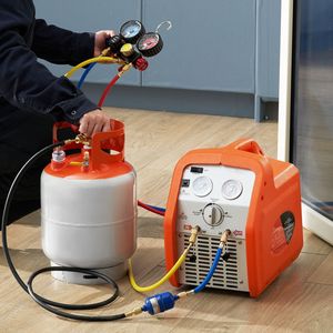 30 libbre. Serbatoio di recupero AC con interruttore a galleggiante e adattatori da 1/4 e 1/2, riutilizzabile per sistemi HVAC - Product Image 2