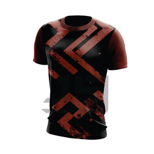 Camiseta Deportiva Personalizada para Equipos, 100% Algodón, Secado Rápido, Antibacteriana, Transpirable, Cuello en V, para Torneos, Prácticas, Escuelas y Clubes - Product Image 4