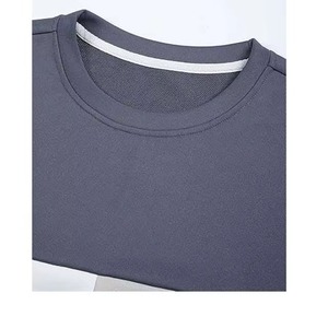 Conjunto Deportivo de Invierno para Hombre, Talla Grande |   Sudadera Deportiva Sólida |   Logotipo Personalizado, 100% Algodón, Forro Polar Antibacteriano, Estilo Urbano - Product Image 2