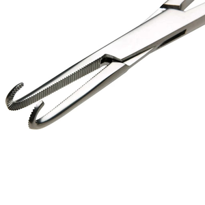 Pinzas Premium Negus para Ducto Biliar de 19cm y 20cm, Curvatura Profunda, Acero Inoxidable, Instrumentos Quirúrgicos para Colecistectomía y Ducto Cístico, CE ISO - Product Image 2