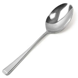 Conjunto de servicio de barra de ensalada, mango de diseño de forma de corazón medio decorativo de Metal, mesa de Casa pulida plateada, postre, ensalada, cuchara para servidor - Product Image 2