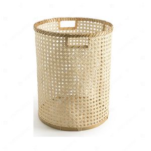 CANE WEBBING SERENITY Customize Size Toy Organizer Home <b>Baskets</b> Bamboo <b>Rattan</b> <b>Basket</b> <b>Storage</b> At Home Laundry With Bathroom - Product Image 2