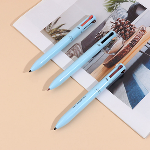 Matte Light Blue Push-Button Beauty <b>Pen</b>, Buildable Pigment Portable for Daily & Travel Use - Product Image 4