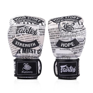 Gants de boxe Fairtex x Fight Story, qualité supérieure, gants de boxe Fairtex en cuir véritable, gants de sparring Muay Thai, équipements personnalisés - Product Image 3