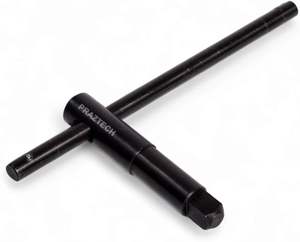 Clé de mandrin de tour à tête carrée pour mandrins à 3, 4 ou 6 mors, en acier trempé, robuste - Product Image 1