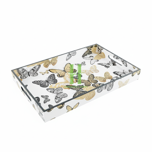 Plateau de service en bambou laqué écologique, peint à la main, style bohème, finition mate et brillante, prix direct usine, OEM Vietnam - Product Image 5