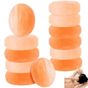Pierres de massage en sel rose de l'Himalaya de premier choix, ensemble de pierres de thérapie, pierres de massage en sel rose de l'Himalaya pour usage domestique - Product Image 1