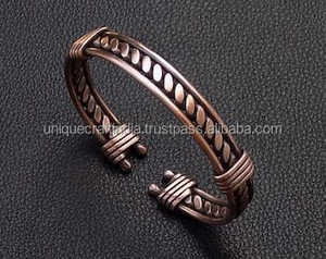 สร้อยข้อมือทองแดงกำไลข้อมือทองแดงกำไลข้อมือทองแดง2024กำไลทองแดงแท้แบบใหม่ - Product Image 5