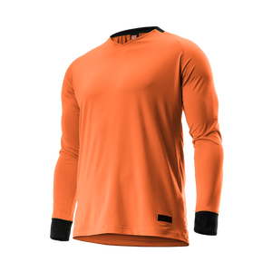 เสื้อยืดออกกำลังกายแขนยาวผู้ชาย OEM ผ้าฝ้าย 100% ป้องกันรอยยับ ระบายอากาศได้ดี - Product Image 3