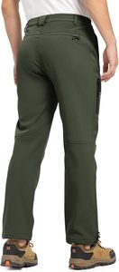 Pantalon de ski imperméable et chauffant pour homme - Tex Nylon, vêtements de neige d'extérieur, fermeture à cordon vert - Product Image 2