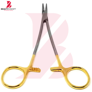 Pinzas Quirúrgicas Kelly de Acero Inoxidable con Mango Dorado, Excelente Proveedor, Servicio OEM ODM, Producto de Primera Calidad - Product Image 4