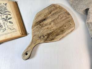 Planche à découper rustique vintage en bois massif, style ferme, pour la décoration de cuisine et la présentation alimentaire, vente en gros - Product Image 4