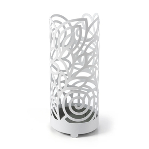 Porte-parapluies moderne de luxe en métal doré, support autoportant en métal ajouré, panier grillagé pour hall d'hôtel et entrée de maison - Product Image 5