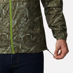 Chaqueta Cortavientos Ligera con Capucha y Estampado Botánico Unisex, Personalizable (OEM), Resistente al Agua, para Senderismo al Aire Libre, Venta al Por Mayor - Product Image 4