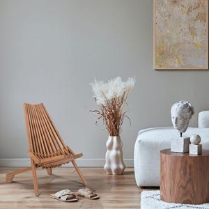 Silla Plegable de Madera de Acacia 66876605, Perfil Bajo, para Patio, Balcón, Terraza o Jardín - Product Image 3