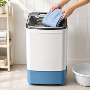 7KG Wholesale Low MOQ Single Tub Top Loading Semi Automatic Washing Machine for Apartment