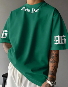 Camiseta de Manga Corta con Cuello Redondo para Hombre, de Alta Calidad, 100% Algodón Jersey, Personalizada, Ecológica, con Diseño Privado al por Mayor, Elegante y Casual - Product Image 3