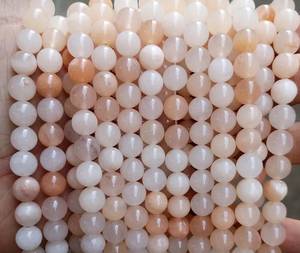 Perles de pierre précieuse d'aventurine rose naturelle lisses, brin de 15 pouces, certifiées IGI, fournisseur en gros pour la fabrication de bijoux ZUBEDA GEMS - Product Image 4