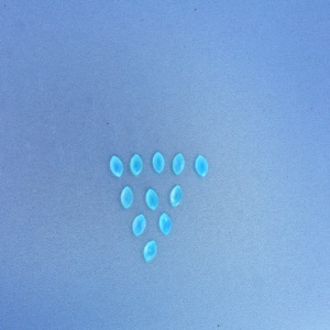 Calcedoine Aqua taille Marquise 3x6mm, pierre précieuse facettée bleu clair pour la fabrication de bijoux, pierres calibrées en vrac - Product Image 4