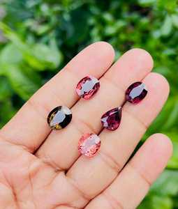 Mélange de pierres précieuses en tourmaline naturelle multicolores facettées pour la fabrication de bijoux, bagues, pendentifs, boucles d'oreilles, pierres de haute qualité - Product Image 4