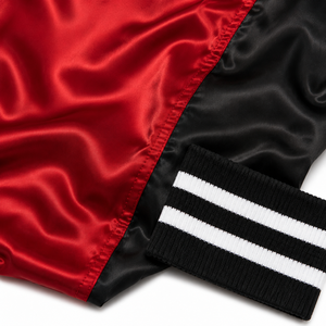 Veste en satin personnalisée, couleur de l'équipe de basket de Chicago, rouge et noir, logo brodé, veste bomber, vêtements d'équipe, fabricant en gros - Product Image 6