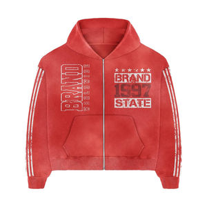 Chándal de Algodón con Estampado DTF Personalizado |   Conjunto de Sudadera con Capucha y Pantalones Deportivos Ajustados |   Fabricante - Product Image 5