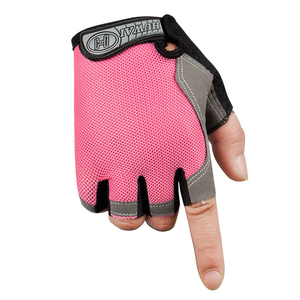 Guantes Antideslizantes para Protección de Manos, Guantes de Fitness para Levantamiento de Pesas, Medios Dedos, Transpirables, para Deportes al Aire Libre, Gimnasio, Ciclismo, Unisex, con Hebilla de Poliéster - Product Image 2