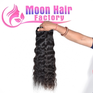 ผมแท้ 100% แบบพรีเมียม มัดเป็นช่อ ลอนธรรมชาติ สีดำธรรมชาติ เนื้อนุ่ม ผมแท้แบบเรมี่ คุณภาพระดับซาลอน หนาแน่น สำหรับต่อผมผู้หญิง - Product Image 3