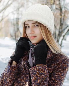 Fleece <b>Lined</b> Wool Beanie <b>Hat</b> Women Men Thick Chunky Knit Cuffed Adjustable Fit Soft Warm Double Layer Cold Weather Cycling - Product Image 3