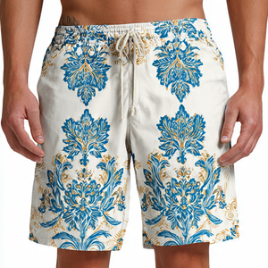 Shorts de bain imperméables pour hommes, sublimation, personnalisables, pour la plage - Product Image 4