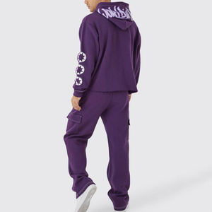 Chándal de Invierno Personalizado para Hombre, Estampado, 100% Poliéster/Algodón, Servicio OEM ODM, Alta Calidad, Nuevo Diseño, Venta al Por Mayor - Product Image 2
