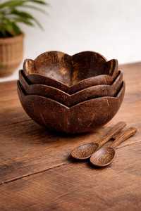 Assiette de service ronde en bois de manguier naturel, polie, faite à la main, classique, décorative pour mariage, multi-usages - Product Image 5