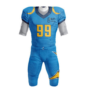 <b>Best</b> Price American Football Uniform Short Sleeve Breathable Designed for Durability Comfort and Style Perfect for Team Players - Product Image 1