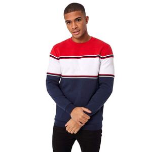 Sweat-shirt à col rond en molleton d'hiver 100% coton pour homme avec logo personnalisé brodé, couleur unie, imperméable et respirant - Product Image 1
