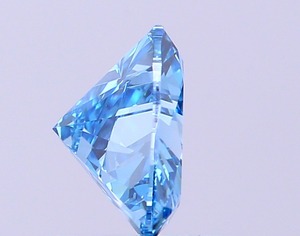 Diamante de laboratorio CVD azul intenso de corte esmeralda de 3.01 quilates, VS1, pulido excelente, piedra preciosa azul rara para joyería de compromiso fina personalizada. - Product Image 4