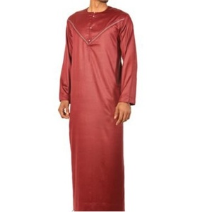 Vêtements Musulmans Islamiques de Haute Qualité Grande Taille pour Hommes, Style Dubaï, Arabie Saoudite, 2026 Thobe Daffah Jubba Kaftan Jalabiya Thobes - Product Image 4