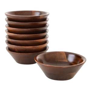 Bol en bois de haute qualité, très demandé, design moderne de forme ronde, idéal pour le riz, les salades et les soupes, à prix avantageux. - Product Image 1
