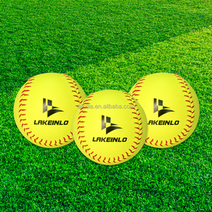 Pelotas de Softbol Personalizadas de Cuero Duradero de Alta Calidad, 12 Pulgadas, 6.5 Onzas, MOQ 144 Piezas, Empaquetadas en Caja, Hechas en China, Logotipo Personalizado - Product Image 3