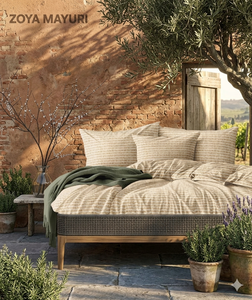 Comfortable Twin Size Woven Modern Polyester Bedsheet Set with <b>Flat</b> <b>Sheet</b> <b>Fitted</b> <b>Sheet</b> Pillow Covers for All Seasons - Product Image 4