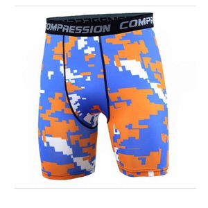 Shorts de compression pour homme, imprimé éclairs noir et rouge, séchage rapide, taille élastique, mi-longueur, sportif, en spandex et polyester - Product Image 3